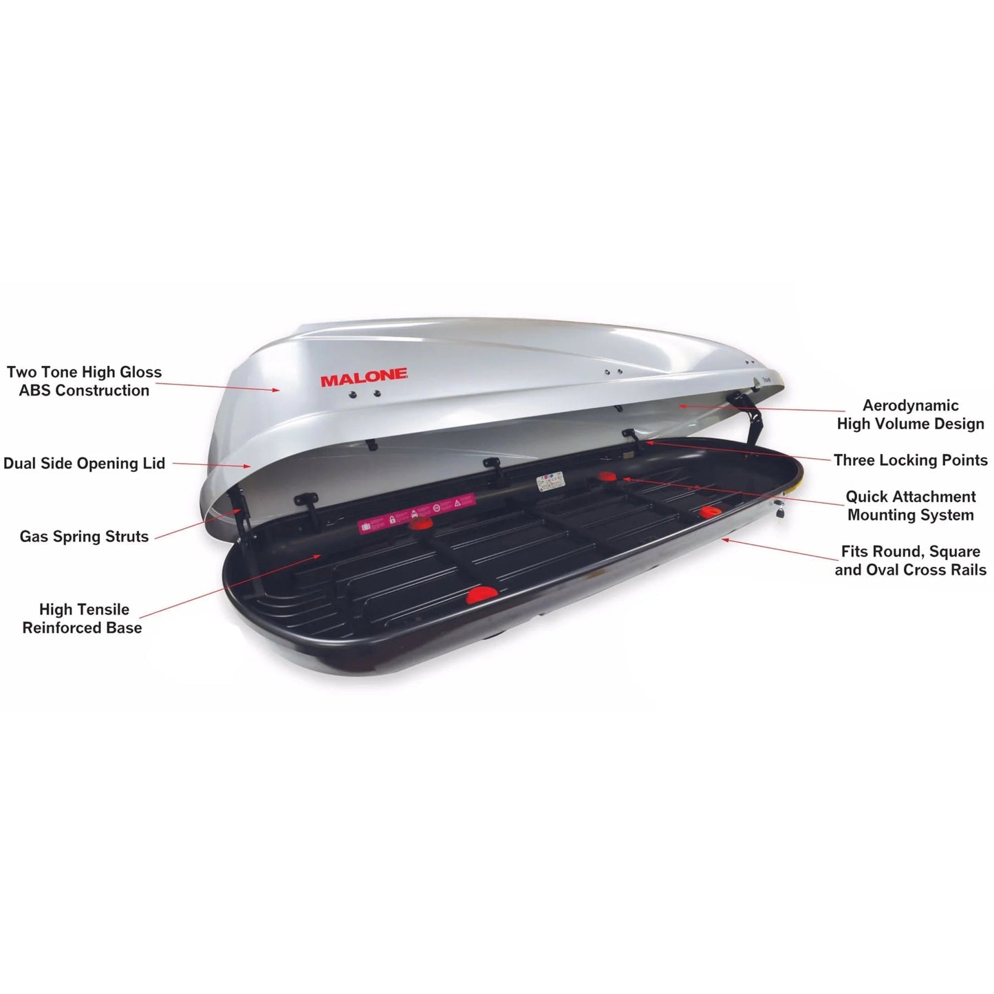 Malone MicroSport Low Bed Trailer package(Tier, Spare, 2 sets Bunks, Cargo Box, Rod Tube)