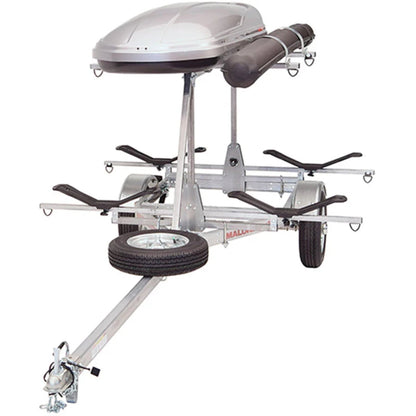 Malone MicroSport Low Bed Trailer package(Tier, Spare, 2 sets MegaWings, Cargo Box, Rod Tube)