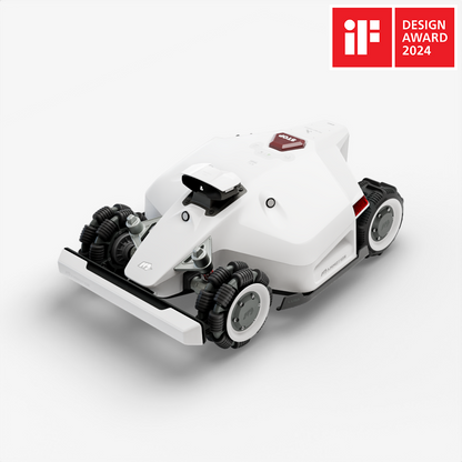 LUBA 2 AWD 5000: Perimeter Wire Free Robot Lawn Mower