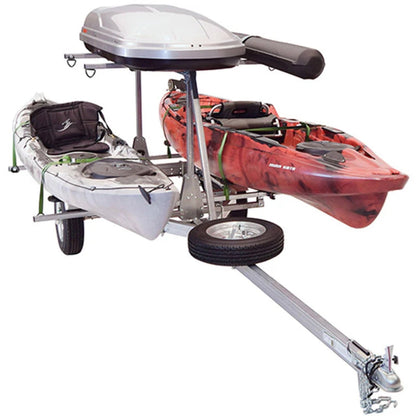 Malone MicroSport Low Bed Trailer package(Tier, Spare, 2 sets MegaWings, Cargo Box, Rod Tube)