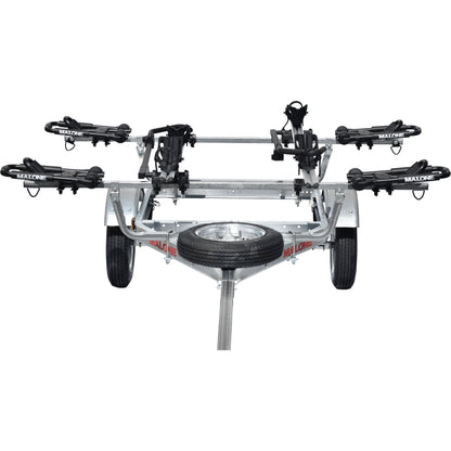 Malone MicroSport Package 1-Trailer, 1-Spare Tire Kit, 2 - JPro2, 2-Tray Style Bike Racks