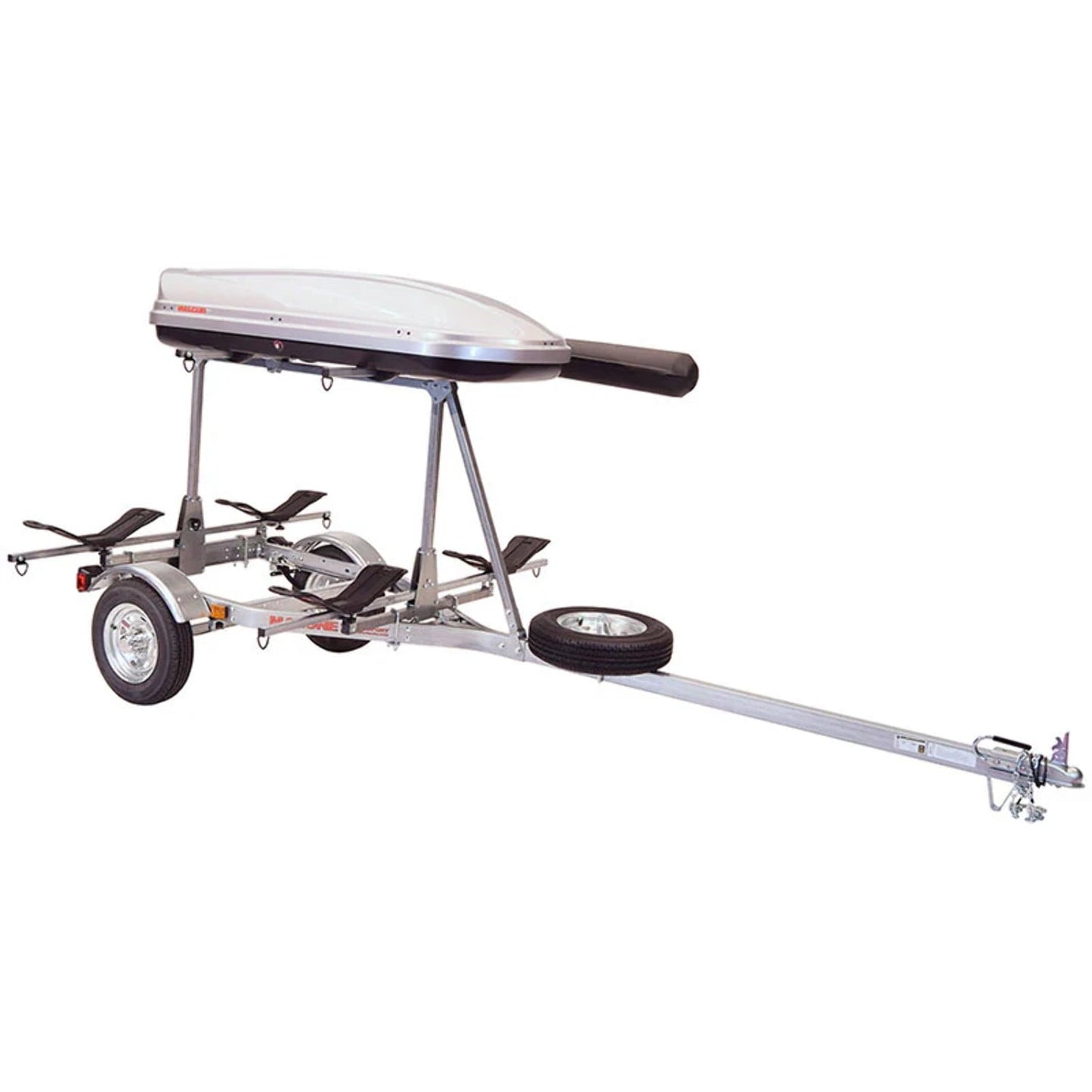 Malone MicroSport Low Bed Trailer package(Tier, Spare, 2 sets MegaWings, Cargo Box, Rod Tube)