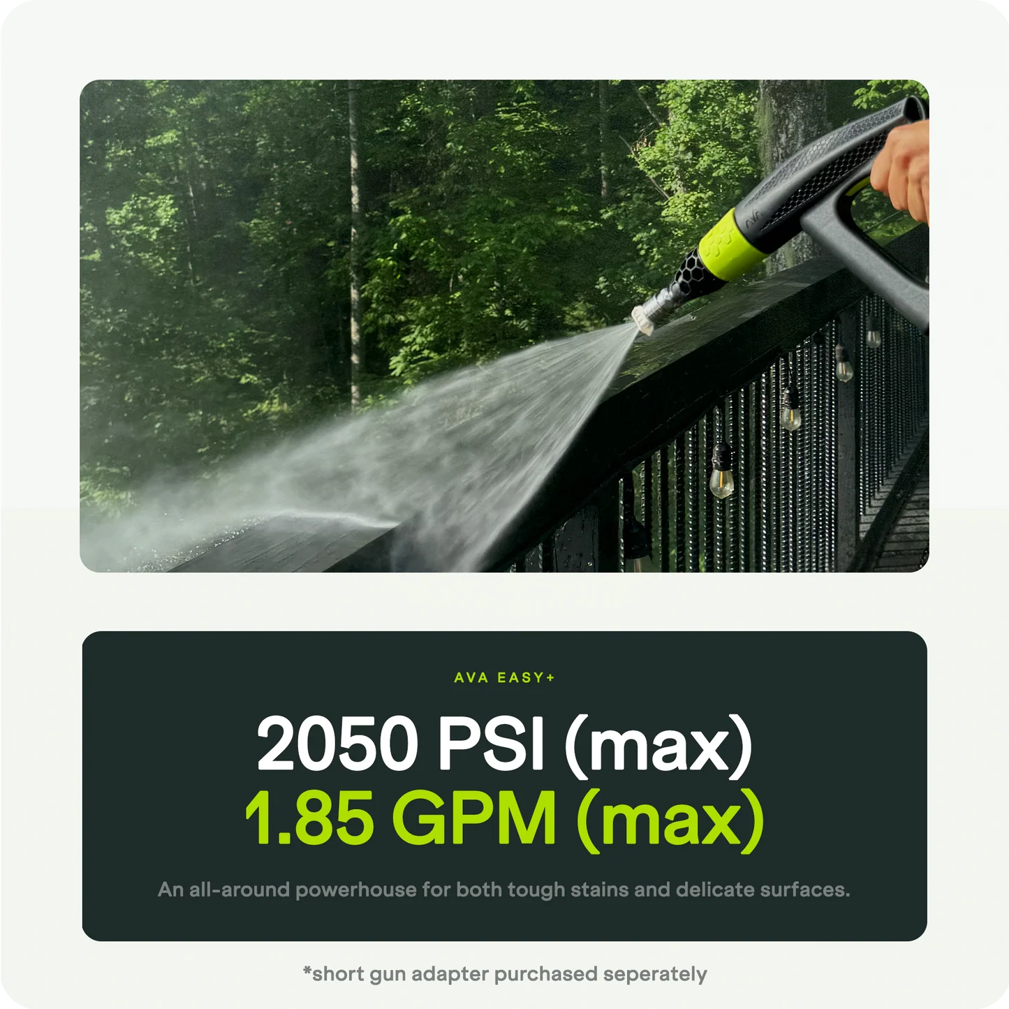 AVA EASY+ Electric Pressure Washer, P50+ XL Bundle
