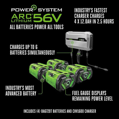 EGO POWER+ 42 in Z6 Zero Turn Mower with e-STEER ZT4205S