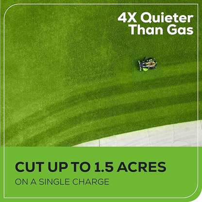 Greenworks 60V 42 Electric CrossoverZ Zero Turn Mower with 8 Ah Batteries and Dual Port Turbo Chargers