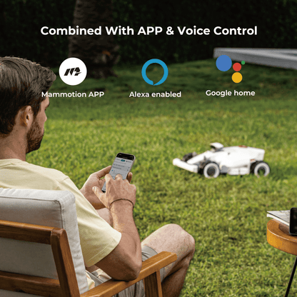 LUBA 2 AWD 10000H Robot Lawn Mower, Perimeter Wire Free Vision Robotic Lawnmower for 2.5 Acres Lawn, Cut Height 2.2"-4.0", 80% Slope, APP Control Compatible with Alexa, All-Wheel Drive, Anti-Theft