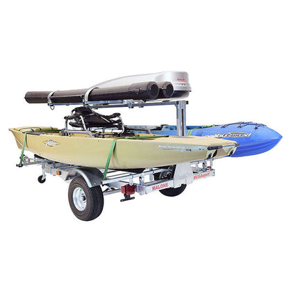 Malone MegaSport LowBed w/ Tier Kayak Trailer Package