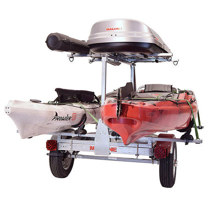 Malone MicroSport LowBed 2 Kayak w/ 2nd Tier Trailer Package
