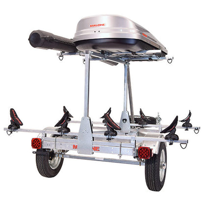 Malone MicroSport LowBed 2 Kayak w/ 2nd Tier Trailer Package