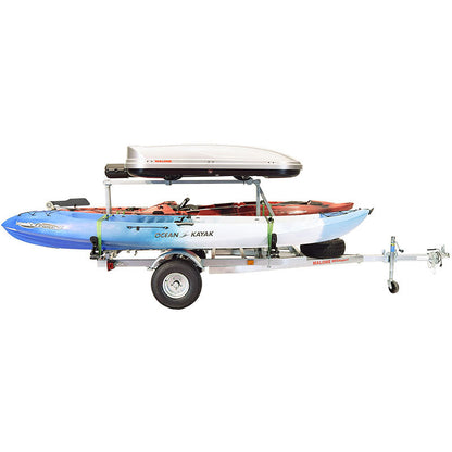 Malone MegaSport LowBed 2-Boat Saddle Up Pro Kayak Trailer Package with 2nd Tier