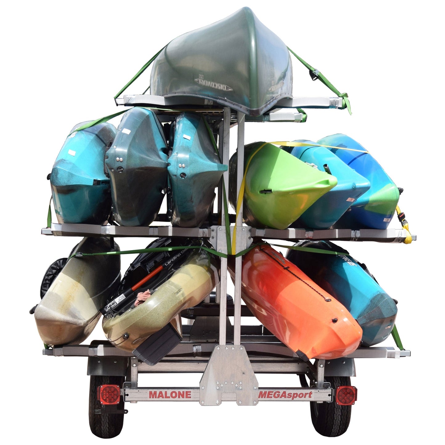 Malone MegaSport Outfitter 3 Tier Kayak Trailer