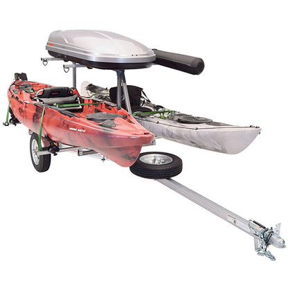Malone MicroSport LowBed 2-Boat Saddle Up Pro Kayak Trailer Package w/ 2nd Tier