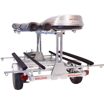 Malone MegaSport LowBed 2-Boat Bunk-Style Kayak Trailer with 2nd Tier