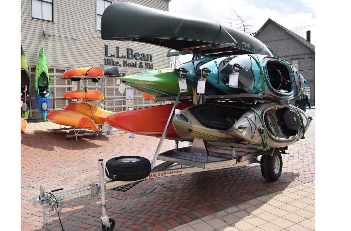 MegaSport™ Outfitter 3-Tier Trailer ( MPG550-O ) - Carries 6 - 12 canoes and Kayaks