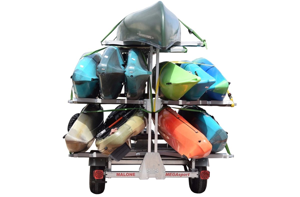 MegaSport™ Outfitter 3-Tier Trailer ( MPG550-O ) - Carries 6 - 12 canoes and Kayaks
